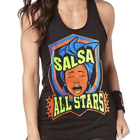ZUMBA Rythms Salsa All Stars Tank Top nwt available in Medium and Large - Picture 7 of 8